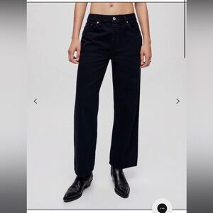 Re/Done Black Women loose Jeans